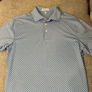 Peter millar mens polo Medium skulls
